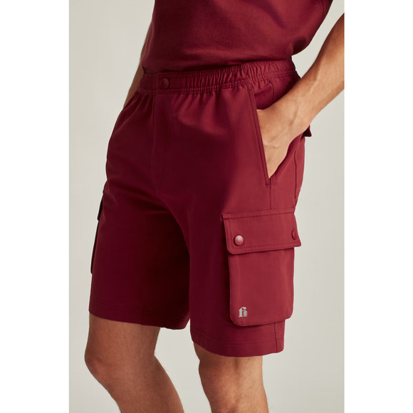 Bonobos Fielder Shorts Mens XL Dark Red Utility Cargo Stretch Water Repellent - Picture 1 of 15